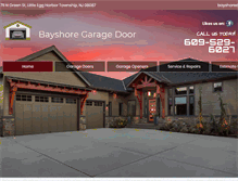 Tablet Screenshot of bayshoredoor.com